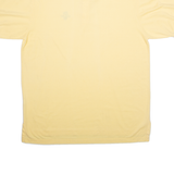 CROSS CREEK Mens Polo Shirt Yellow 90s XL