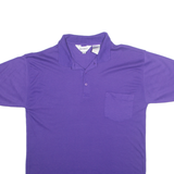 MOORES Mens Polo Shirt Purple M