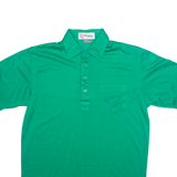 COUGAR GOLF Mens Polo Shirt Green 90s M