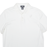 CALVIN KLEIN Mens Polo Shirt White M