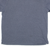 CALVIN KLEIN Mens Polo Shirt Blue Striped XL