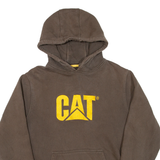 CAT Mens Brown Hoodie M