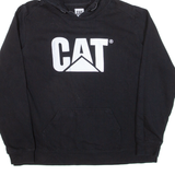 CAT Womens Black Hoodie L