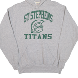LEE St Stephens Titans Mens Grey Hoodie USA M