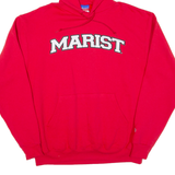 CHAMPION Marist Mens Red Hoodie USA L