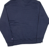 CHAMPION Mens Blue Hoodie L