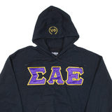 GILDAN Mens Black Hoodie USA M