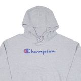 CHAMPION Womens Grey Hoodie L