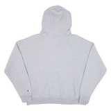 CHAMPION Womens Grey Hoodie L