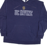 CHAMPION Uc Irvine Mens Blue Hoodie USA XL