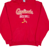 RUSSELL ATHLETIC Cardinals Baseball Mens Red Hoodie USA L