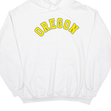 PORT & COMPANY Oregon Mens White Hoodie USA XL