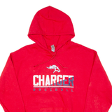 GILDAN Charger Baseball Mens Red Hoodie USA M