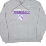 NIKE Spanish Springs Baseball Mens Grey Hoodie USA 2XL