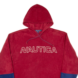 NAUTICA Teddy Mens Red Hoodie S