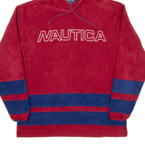 NAUTICA Teddy Mens Red Hoodie S