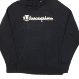 CHAMPION Womens Black Hoodie M