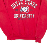 CHAMPION Dixie State University Mens Sweatshirt Red USA XS