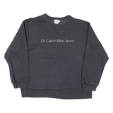 CALVIN KLEIN JEANS Mens Sweatshirt Grey M