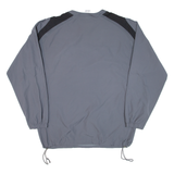 NIKE Mens Sweatshirt Grey 1/4 Zip M