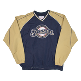 MLB Brewers Mens Sweatshirt Blue V-Neck USA XL