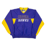 TEAM WEAR Chaska Hawks Mens Sweatshirt Blue V-Neck USA M