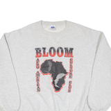 RUSSELL ATHLETIC Afro American Culture Club Mens Sweatshirt Grey USA 2XL