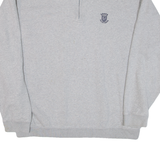 CHAPS RALPH LAUREN Mens Sweatshirt Grey 1/4 Zip L