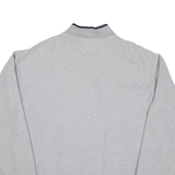 CHAPS RALPH LAUREN Mens Sweatshirt Grey 1/4 Zip L