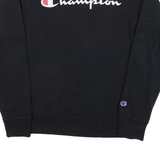 CHAMPION Mens Sweatshirt Black S