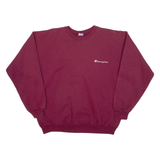 CHAMPION Mens Sweatshirt Maroon L