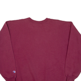 CHAMPION Mens Sweatshirt Maroon L