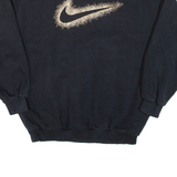 NIKE Womens Sweatshirt Black L