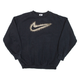 NIKE Womens Sweatshirt Black L