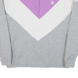 FILA Womens Sweatshirt Grey 1/4 Zip L