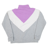 FILA Womens Sweatshirt Grey 1/4 Zip L