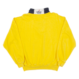 NAUTICA Mens Sweatshirt Yellow 1/4 Zip L