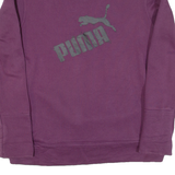 PUMA Womens Sweatshirt Purple High Neck UK 12