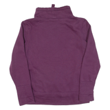 PUMA Womens Sweatshirt Purple High Neck UK 12
