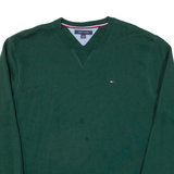 TOMMY HILFIGER Mens Sweatshirt Green XL