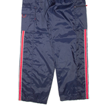 WILSON Mens Track Pants Blue Straight L W30 L32