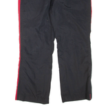 REEBOK Mens Track Pants Black Straight L W34 L29