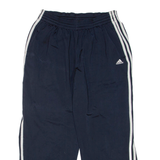 ADIDAS Womens Track Pants Blue Straight L W34 L27