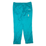 ADIDAS Mens Track Pants Blue Tapered XL W38 L33