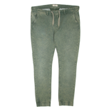 PEPE JEANS Mens Joggers Green Skinny XL W38 L31