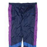 ADIDAS Mens Track Pants Blue Tapered XL W42 L32