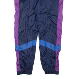 ADIDAS Mens Track Pants Blue Tapered XL W42 L32