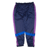 ADIDAS Mens Track Pants Blue Tapered XL W42 L34