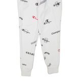 CHAMPION Mens Joggers White Tapered M W28 L30