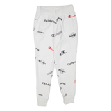 CHAMPION Mens Joggers White Tapered M W28 L30